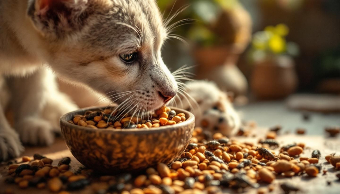Comment les insectes révolutionnent l'alimentation des animaux domestiques ?