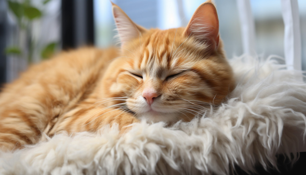 Que reflète chaque position d'un chat dormant ?